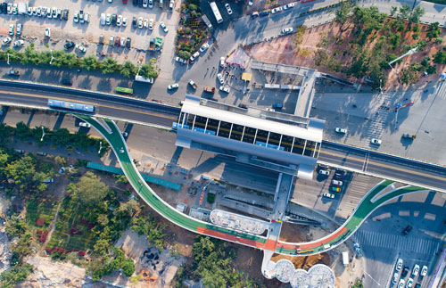 Bicycle Freeway Demonstration Project of Yunding Road, Xiamen City